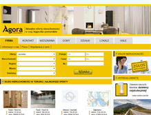 Tablet Screenshot of agoranieruchomosci.pl